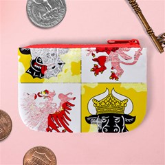 Coat Of Arms Of Mecklenburg Western Pomerania Mini Coin Purse from ArtsNow.com Back