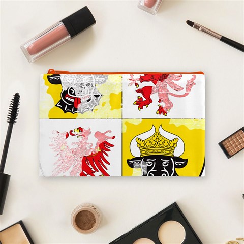 Coat Of Arms Of Mecklenburg Western Pomerania Cosmetic Bag (Medium) from ArtsNow.com Front