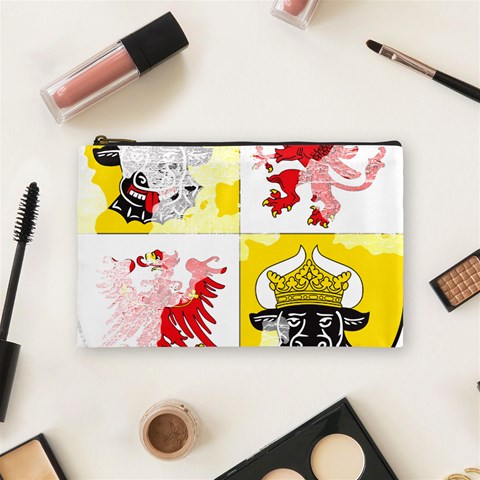 Coat Of Arms Of Mecklenburg Western Pomerania Cosmetic Bag (Medium) from ArtsNow.com Front