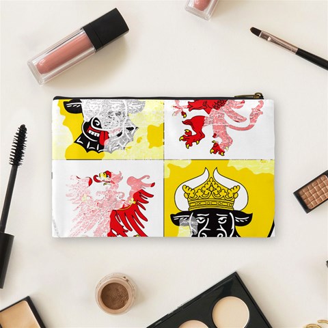 Coat Of Arms Of Mecklenburg Western Pomerania Cosmetic Bag (Medium) from ArtsNow.com Back