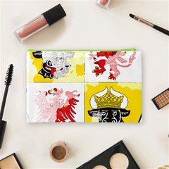 Coat Of Arms Of Mecklenburg Western Pomerania Cosmetic Bag (Medium) from ArtsNow.com Back