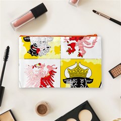 Coat Of Arms Of Mecklenburg Western Pomerania Cosmetic Bag (Medium) from ArtsNow.com Back