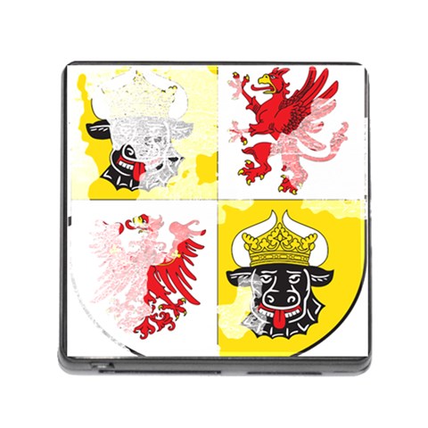 Coat Of Arms Of Mecklenburg Western Pomerania Memory Card Reader (Square 5 Slot) from ArtsNow.com Front