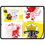 Coat Of Arms Of Mecklenburg Western Pomerania Fleece Blanket (Large)