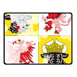 Coat Of Arms Of Mecklenburg Western Pomerania Fleece Blanket (Small)
