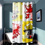 Coat Of Arms Of Mecklenburg Western Pomerania Shower Curtain 36  x 72  (Stall)
