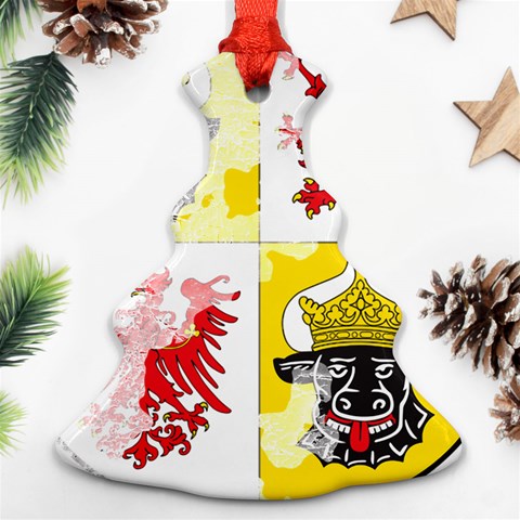 Coat Of Arms Of Mecklenburg Western Pomerania Ornament (Christmas Tree)  from ArtsNow.com Front
