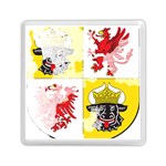 Coat Of Arms Of Mecklenburg Western Pomerania Memory Card Reader (Square)