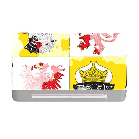 Coat Of Arms Of Mecklenburg Western Pomerania Memory Card Reader with CF from ArtsNow.com Front