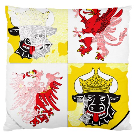 Coat Of Arms Of Mecklenburg Western Pomerania Large Cushion Case (Two Sides) from ArtsNow.com Front