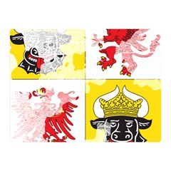 Coat Of Arms Of Mecklenburg Western Pomerania Double Sided Flano Blanket (Mini) from ArtsNow.com 35 x27  Blanket Back