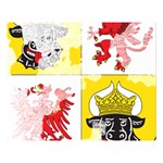Coat Of Arms Of Mecklenburg Western Pomerania Double Sided Flano Blanket (Large)