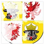 Coat Of Arms Of Mecklenburg Western Pomerania Large Satin Scarf (Square)