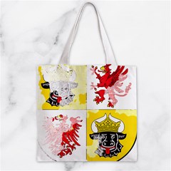 Coat Of Arms Of Mecklenburg Western Pomerania Zipper Grocery Tote Bag from ArtsNow.com Back