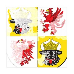 Coat Of Arms Of Mecklenburg Western Pomerania Duvet Cover Double Side (Full/ Double Size) from ArtsNow.com Back