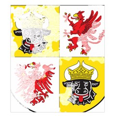 Coat Of Arms Of Mecklenburg Western Pomerania Duvet Cover Double Side (King Size) from ArtsNow.com Back