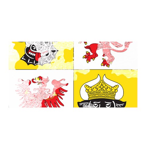 Coat Of Arms Of Mecklenburg Western Pomerania Satin Wrap from ArtsNow.com Front
