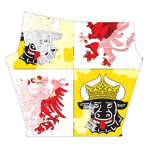 Coat Of Arms Of Mecklenburg Western Pomerania Yoga Cropped Leggings from ArtsNow.com Right