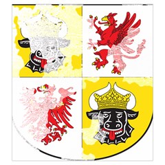 Coat Of Arms Of Mecklenburg Western Pomerania Drawstring Pouch (XXL) from ArtsNow.com Front