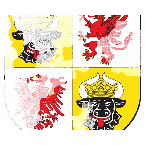 Coat Of Arms Of Mecklenburg Western Pomerania Medium Tote Bag from ArtsNow.com Front