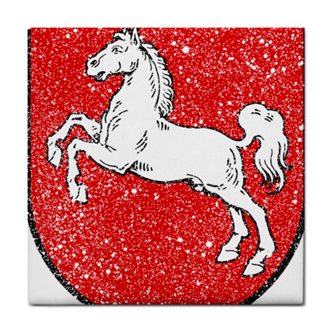 Coat Of Arms Of Lower Saxony Tile Coaster from ArtsNow.com Front