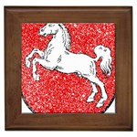 Coat Of Arms Of Lower Saxony Framed Tile