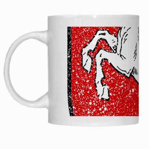 Coat Of Arms Of Lower Saxony White Mug from ArtsNow.com Left