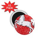 Coat Of Arms Of Lower Saxony 1.75  Magnet (10 pack) 
