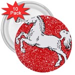 Coat Of Arms Of Lower Saxony 3  Button (10 pack)