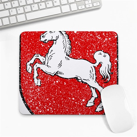 Coat Of Arms Of Lower Saxony Large Mousepad from ArtsNow.com Front