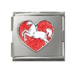 Coat Of Arms Of Lower Saxony Mega Link Heart Italian Charm (18mm)