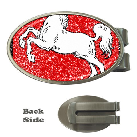 Coat Of Arms Of Lower Saxony Money Clip (Oval) from ArtsNow.com Front