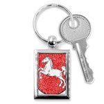 Coat Of Arms Of Lower Saxony Key Chain (Rectangle)