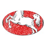 Coat Of Arms Of Lower Saxony Magnet (Oval)
