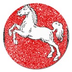 Coat Of Arms Of Lower Saxony Magnet 5  (Round)