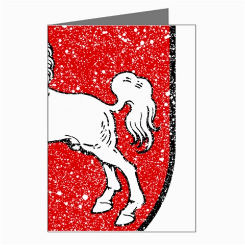 Coat Of Arms Of Lower Saxony Greeting Card from ArtsNow.com Left