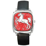 Coat Of Arms Of Lower Saxony Square Metal Watch