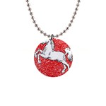 Coat Of Arms Of Lower Saxony 1  Button Necklace