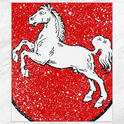 Coat Of Arms Of Lower Saxony Canvas 8  x 10  from ArtsNow.com 8.15 x9.66  Canvas - 1