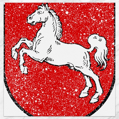 Coat Of Arms Of Lower Saxony Canvas 12  x 12  from ArtsNow.com 11.4 x11.56  Canvas - 1