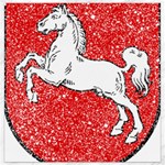 Coat Of Arms Of Lower Saxony Canvas 16  x 16 