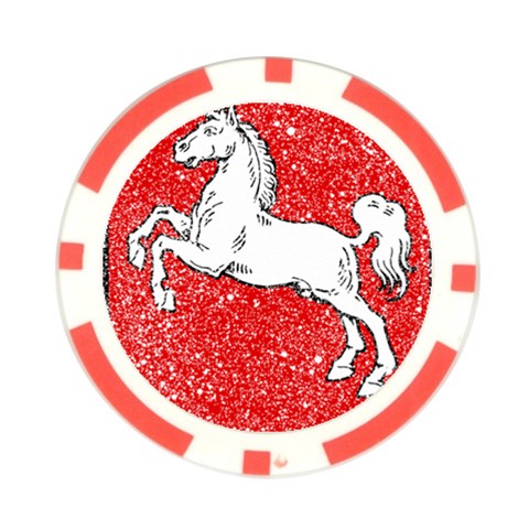 Coat Of Arms Of Lower Saxony Poker Chip Card Guard from ArtsNow.com Front