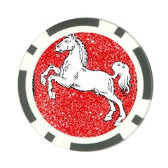 Coat Of Arms Of Lower Saxony Poker Chip Card Guard from ArtsNow.com Back