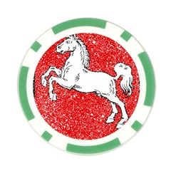 Coat Of Arms Of Lower Saxony Poker Chip Card Guard from ArtsNow.com Back