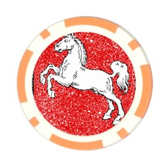 Coat Of Arms Of Lower Saxony Poker Chip Card Guard from ArtsNow.com Back