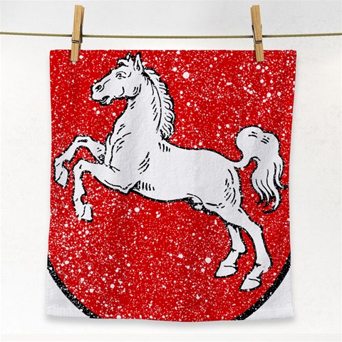 Coat Of Arms Of Lower Saxony Face Towel from ArtsNow.com Front