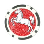 Coat Of Arms Of Lower Saxony Poker Chip Card Guard (10 pack)
