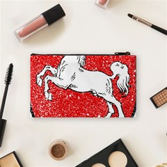 Coat Of Arms Of Lower Saxony Cosmetic Bag (Small) from ArtsNow.com Back