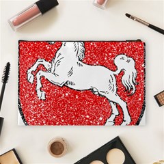 Coat Of Arms Of Lower Saxony Cosmetic Bag (Large) from ArtsNow.com Back