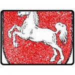 Coat Of Arms Of Lower Saxony Fleece Blanket (Large)